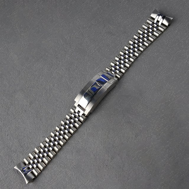 Rolamy Uhrenarmband Edelstahl, Silber, 20 mm, Unisex - Bild 1
