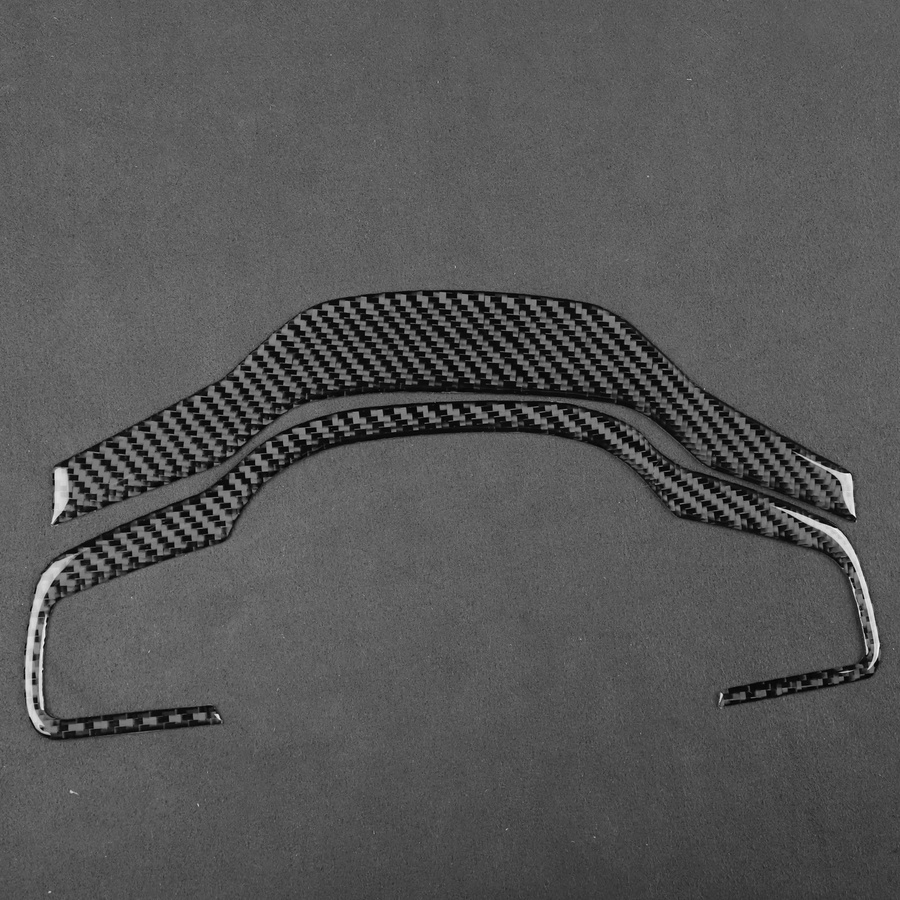 Hochwertige weiche Carbon-Faser Lenkradabdeckung in Schwarz für Jaguar F-TYPE 2013-2022 - Bild 3
