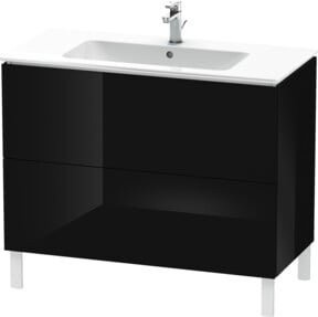 Duravit L-Cube Waschtischunterschrank in Weiß Hochglanz, stehend, B: 102 cm, H: 70,4 cm, T: 48,1 cm - Bild 1