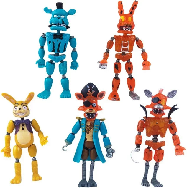 Funko FNAF Security Breach Actionfiguren, 5-6-teiliges Set, beweglich, abnehmbar - Bild 1