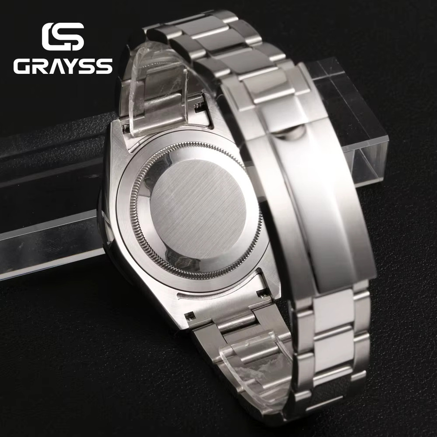 GRAYSS Uhrenarmband Edelstahl, Silber, Unisex - Bild 3