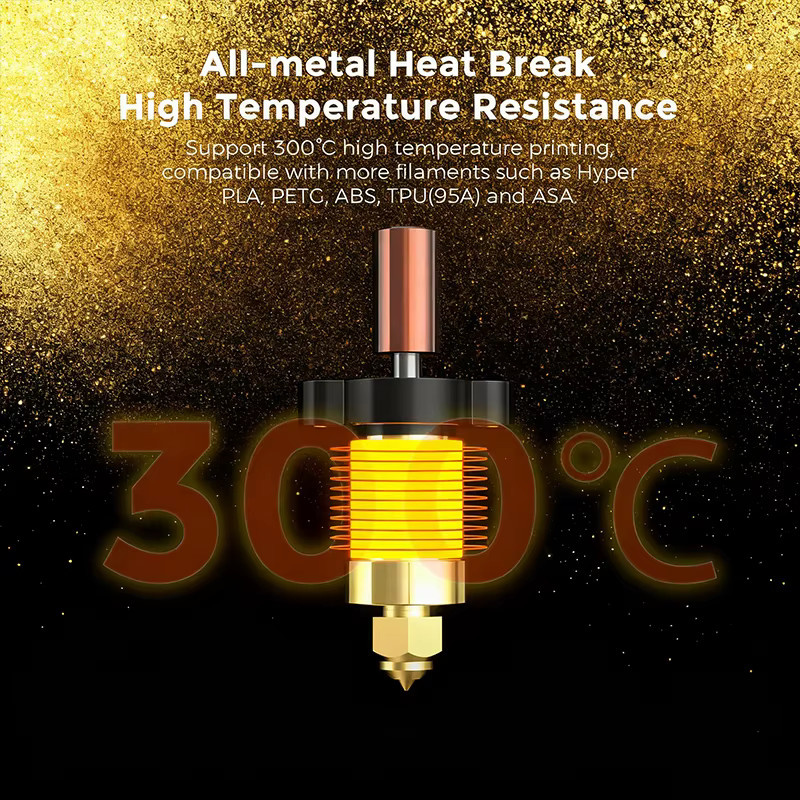 Creality Ender 3 V3 KE Hotend Kit mit Keramik-Heizblock für schnelles Aufheizen und hohe Wärmeleitfähigkeit - Bild 3