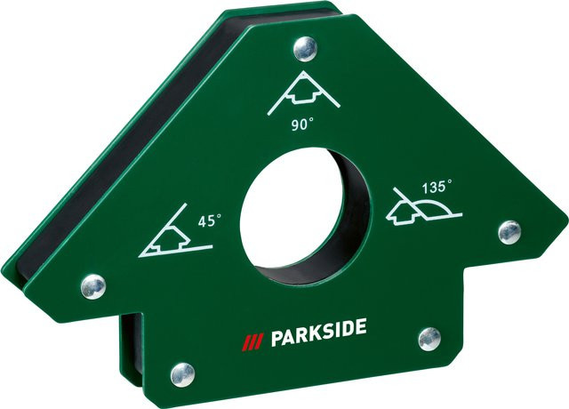 Parkside Magnethalter 5 Zoll in Grün aus Metall - Bild 1