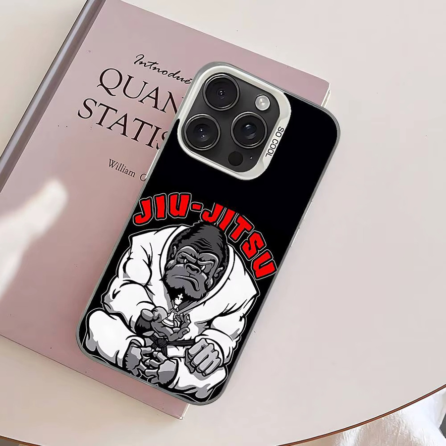 BJJ Brasilianisches Jiu-Jitsu Handyhülle für Apple iPhone 11 bis 17 Pro Max Plus in Multicolor - Bild 4