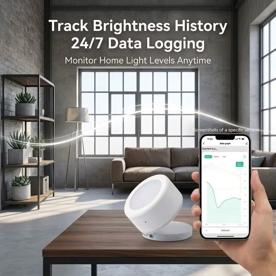 Tuya ZigBee Lichtsensor in Weiß zur Messung der Beleuchtungsstärke für deine Hausautomation mit Tuya und 2MQTT-Verknüpfung - Bild 4