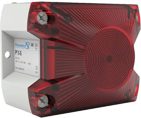 Pfannenberg Signalleuchte LED PY L-S 10-60 DC RD 7035 21513815055 Rot Blitzlicht Dauerlicht Blinklicht 24 V/DC - Bild 1