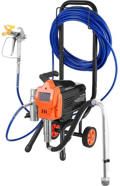 Buying Solutions MB Airless Farbsprühgerät mit Wagen, 1500W, 3300PSI Hochdruck, Multicolour, aus Stahl - Bild 1