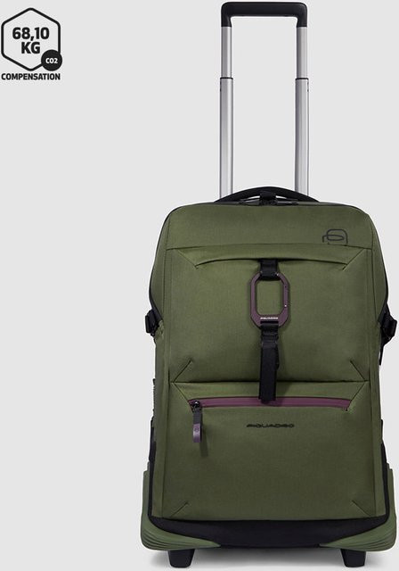 Piquadro Corner 2.0 Handgepäck Koffer mit 2 Rollen und Laptopfach für 17,3 Zoll in Salbeigrün - Bild 1