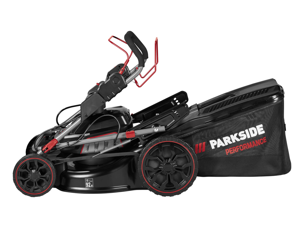 PARKSIDE PERFORMANCE Akku-Rasenmäher PPRMA 40-Li C3, 40 V, Schwarz, mit Radantrieb und Mulchkit - Bild 3
