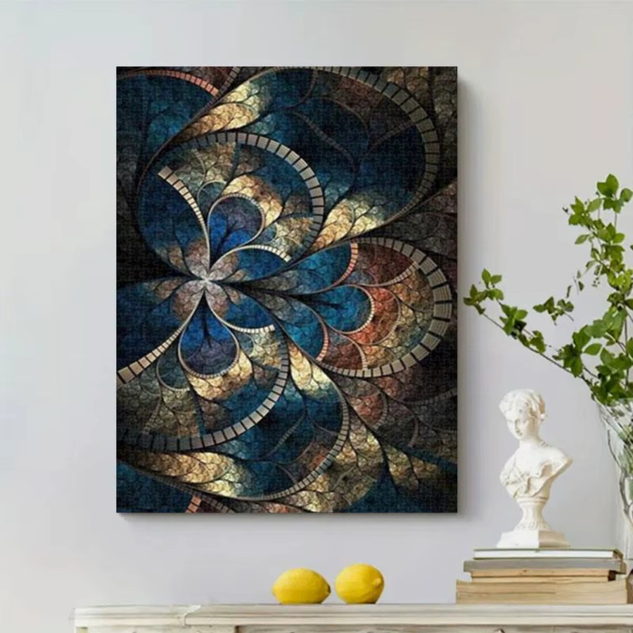 AZNM Spiral-Fraktalpuzzle, 1.000 Teile, bunt - Bild 5
