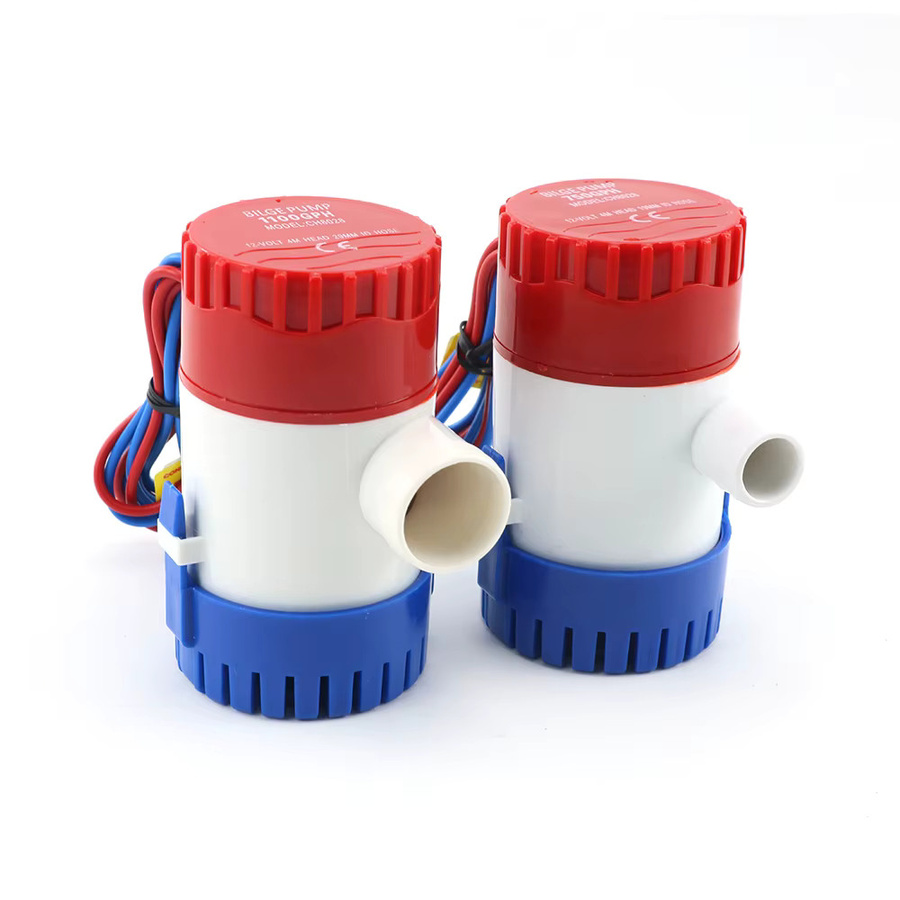AICANTEK 12V DC Bilgepumpe mit Schwimmerschalter für Boote, Wasserflugzeuge und Wohnmobile, Multicolor - Bild 2