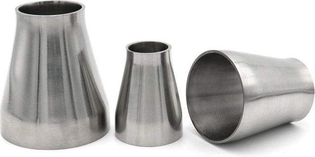 Sanitär-Reduzierstück zum Schweißen aus Edelstahl SS304/316L für Rohrverschraubungen im Homebrew-Bierbereich, Farbe: Silber - Bild 1