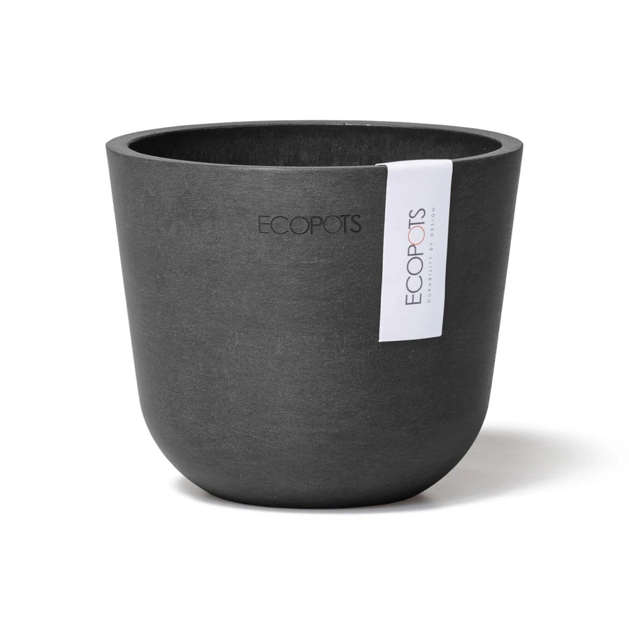 Ecopots Pflanztopf Oslo Mini Dunkelgrau B: 11,5 cm, T: 10 cm, H: 10 cm - Bild 2