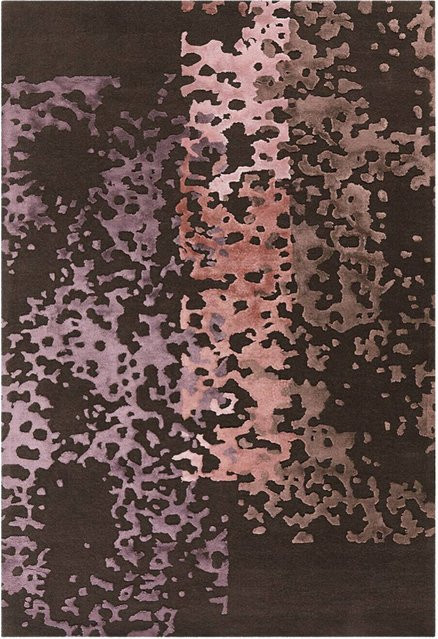 Arte Espina Kurzflorteppich Diamond 8051 in Altrosa und Dunkelgrau B/L: 170 x 240 cm - Bild 1