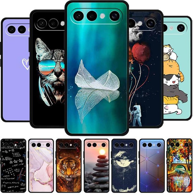 7 QIWEI Silikon Schutzhülle mit Löwen-Design für Vivo S50 Pro Mini, Schwarz - Bild 1