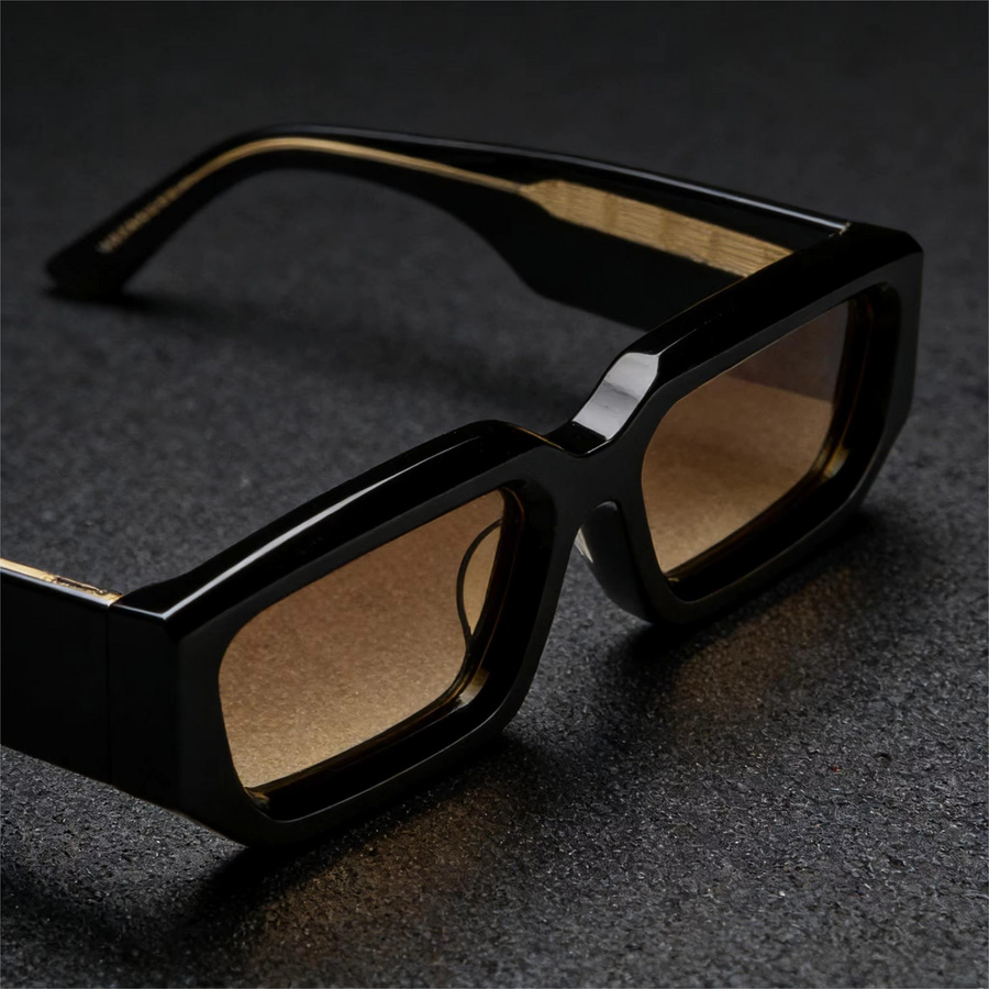 HONKAN.WZ Sonnenbrille, Vollrand, Acetat, Schwarz, Unisex - Bild 2