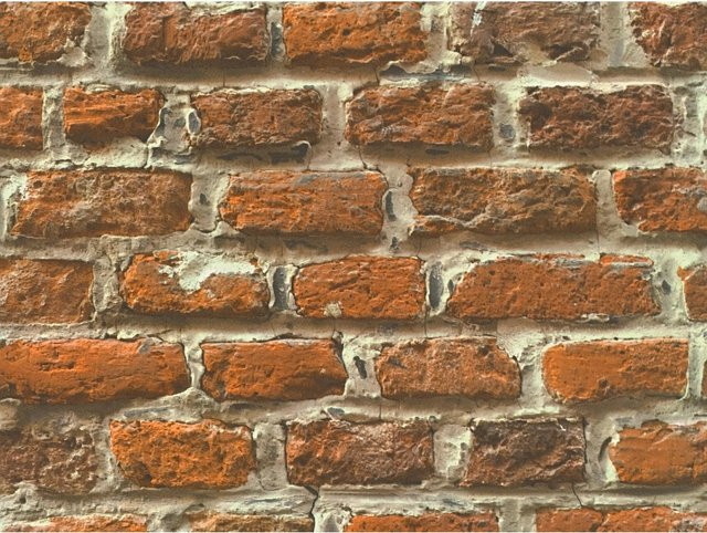 A.S. Création Vliestapete Naturals Backstein in Braun im Stone-Look mit FSC-Zertifizierung - Bild 1