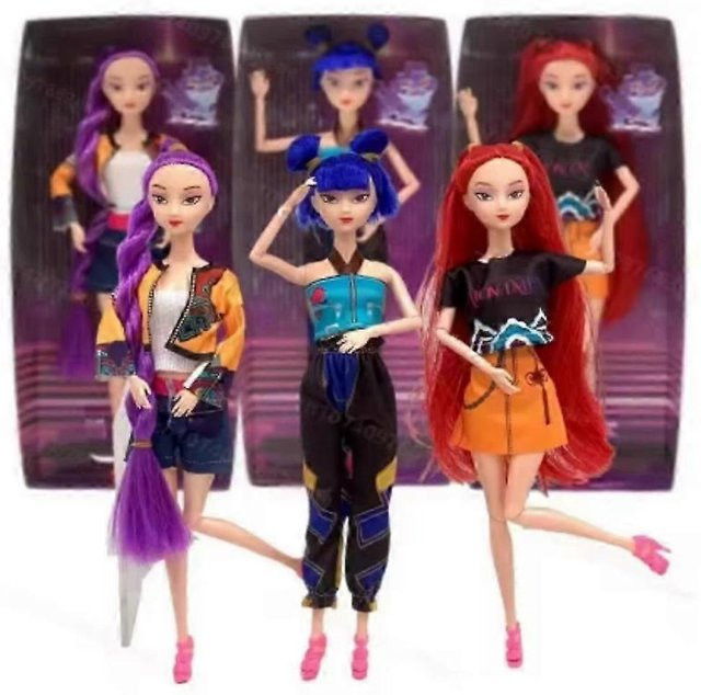 Needme-germanst Kpop Dämonenjägerinnen Rumi Mira Zoey, Puppenspielzeug, 3-teiliges Set - Bild 1