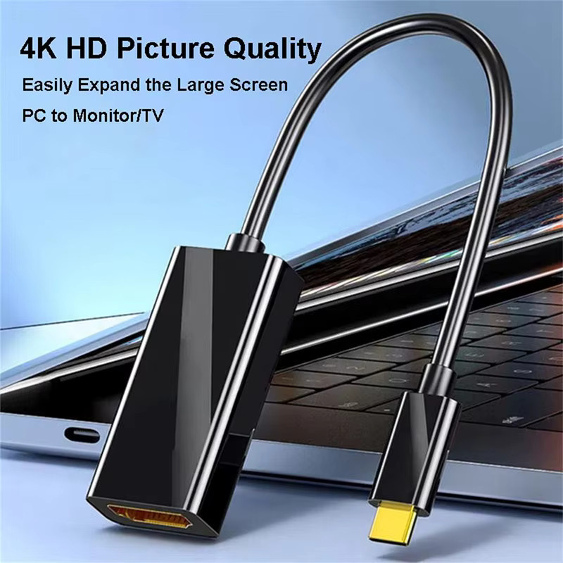 BRYNTHORX USB-C auf HDMI Adapter mit USB 3.1 4K@30Hz Unterstützung für iPhone 15, MacBook, iPad und Samsung Laptops - Bild 2