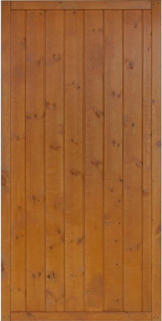 Sichtschutzzaunelement Oxford von Andrewex aus Kiefernholz, braun lackiert, Höhe: 180 cm, Breite: 90 cm - Bild 1