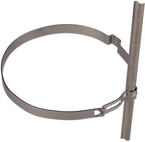 DEHN Leitungshalter LH 8 SB100 SCL V2A aus Edelstahl in Silber - Bild 1