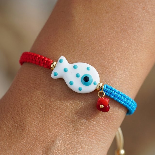 Armband Keramik, Bunt, Bohemian, Unisex - Bild 1