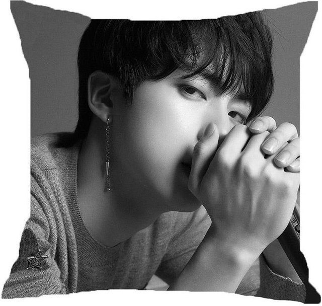 DewBloom BTS Kpop Bangtan Boys Face Yourself Kissenbezug Schwarz B/B/H: 45 x 45 x 1 cm - Bild 1