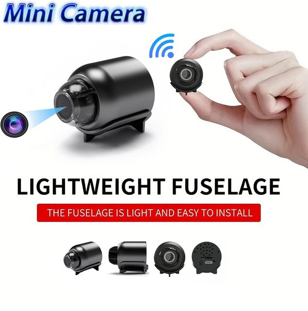 BESY Desktop Mini-Kamera X5 HD 1080P Tragbarer Video-Sprachrekorder in Schwarz - Bild 1