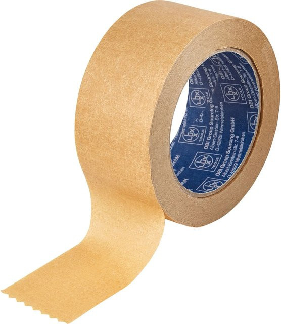LUX-TOOLS Papierpackband Braun Breite: 5 cm, Länge: 50 m - Bild 1