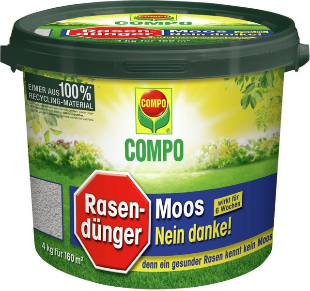Compo Rasendünger Moos Nein danke! 4 kg - Bild 1