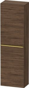 Duravit Halbhochschrank D-Neo in Braun mit 1 Tür und 4 Regalböden, Wandmontage, B/T: 40 x 24 cm - Bild 1