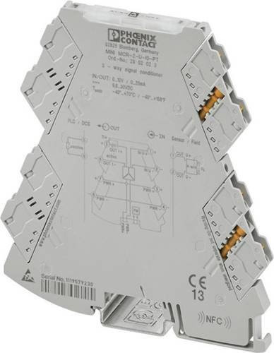 Phoenix Contact MINI MCR-2-I4-U 2902002 Trennverstärker in Grau - Bild 1