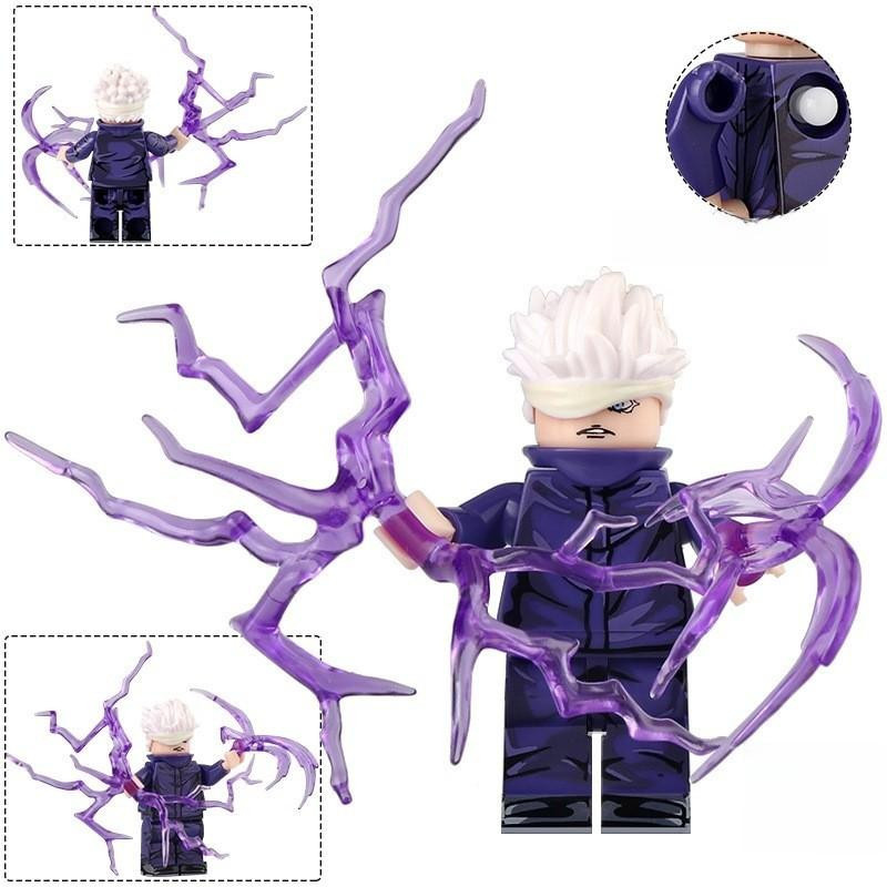 NovaGlade Jujutsu Kaisen Gojo Satoru Baustein Spielzeugset mit ABS-Kunststoff - Bild 2