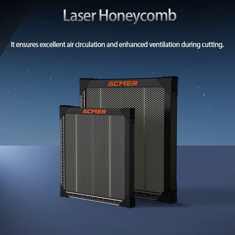 ACMER Waben-Panel Tisch für Laser-Gravur- und Laserschneidemaschinen B/T: 50 x 50 cm - Bild 3