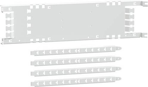 Schneider Electric LVS03409 PrismaSeT-P Montageplatte für ComPacT NSXm/NSXm Vigi160, horizontal, Farbe: Weiß, Breite: 65,0 cm, Höhe: 3 Module - Bild 1