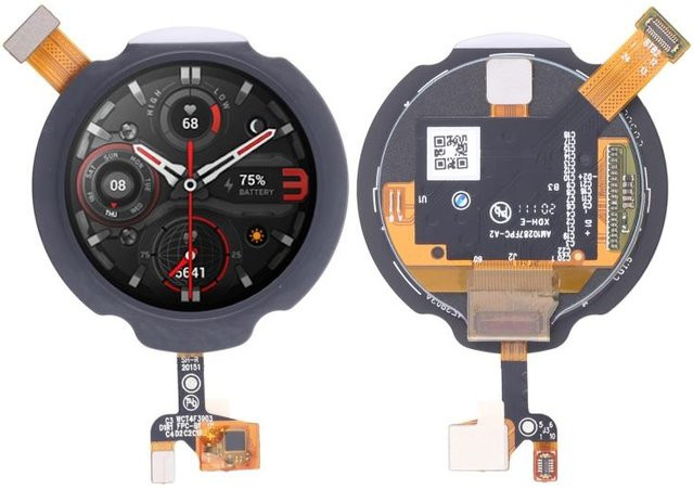 Sunsky-Spare Parts LCD-Bildschirm mit Digitizer-Komplettbaugruppe für Amazfit T-Rex Pro in Schwarz - Bild 1