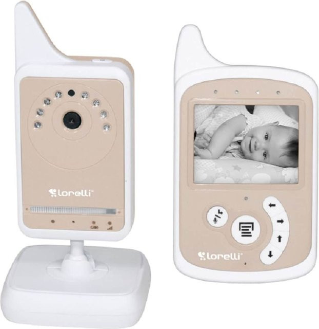 Lorelli Digital Video Phone mit Kamera, Farbdisplay, Temperaturanzeige und Zwei-Wege-Audio in Beige - Bild 1