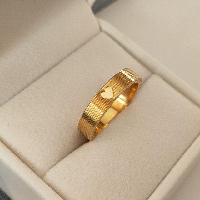 YIRAN Jewelry Ring, Edelstahl, Gold, Damen - Bild 1