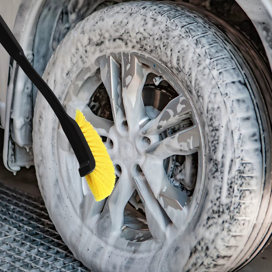 DAZZLEEX Reinigungsbürste für Auto-Felgen und Reifen zur Detailreinigung - Bild 2