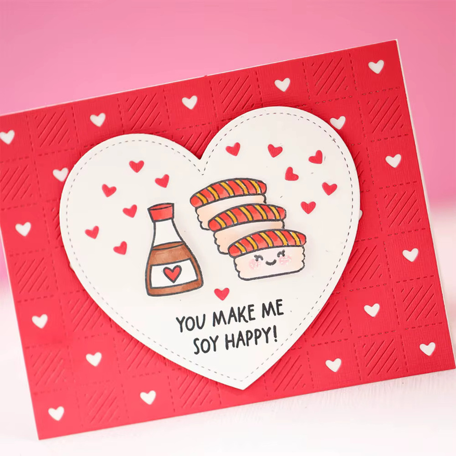 Metall-Stanzformen für Valentinstag und Herz-Themen für DIY-Bastelarbeiten, Karten und Scrapbooking - Bild 2