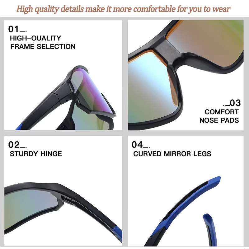 GIANT Fahrradbrille, Cat-Eye, Vollrand, Kunststoff, Unisex - Bild 3