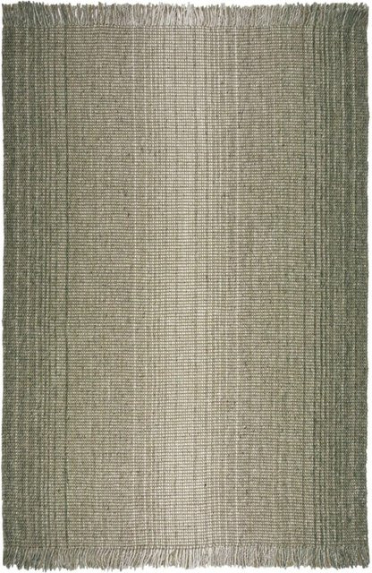 Flair Rugs Kurzflorteppich Jute Ombre Grün B: 160 cm, T: 230 cm - Bild 1