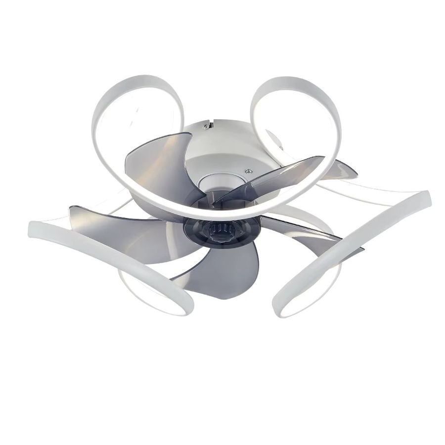 Moderne IRALAN LED-Deckenleuchte mit integriertem Ventilator und Fernbedienung, dimmbar und leise - Bild 4