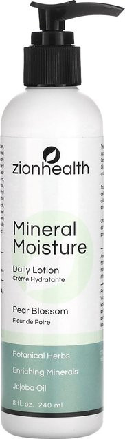 Zion Health Mineral Feuchtigkeit Tägliche Lotion, Birnblüte, 240 ml - Bild 1