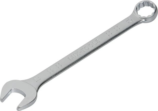 LUX-TOOLS Gabelringschlüssel 17 mm aus Chrom-Vanadium in Silber - Bild 1