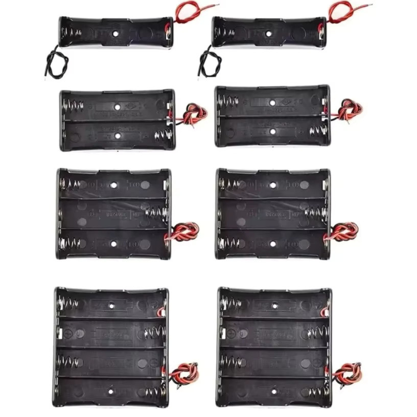 DIYCell Batterie-Aufbewahrungskoffer für 3 Stück 18650-Batterien mit EIN/AUS-Schalter in Schwarz - Bild 4