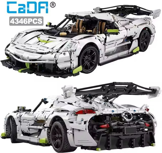 Cada Koenig Supercar, Bausteine, 4346 Teile, Maßstab 1:8 - Bild 1