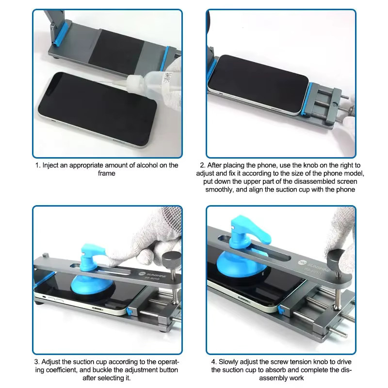 SUNSHINE SS-601G LCD Bildschirm Separator mit Heizung für die schnelle Handy Display Reparatur - Bild 4