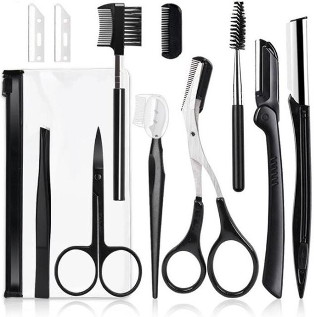 Augenbrauen Trimmer Set, 3-11 Stück, Unisex - Bild 1