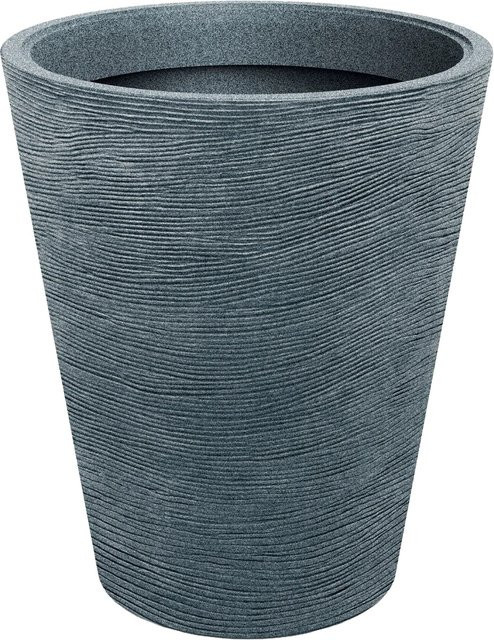 Prosperplast Blumentopf Tubra in Granit Grau, Durchmesser: 60 cm, Höhe: 70 cm - Bild 1